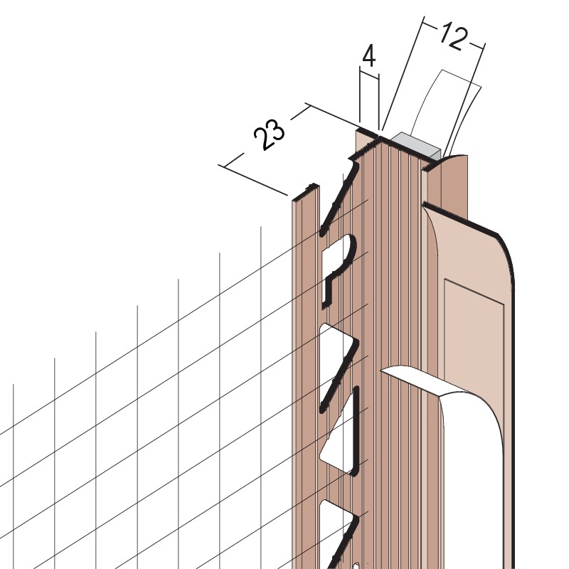 Anputzdichtl. WDVS m. Schutzl.