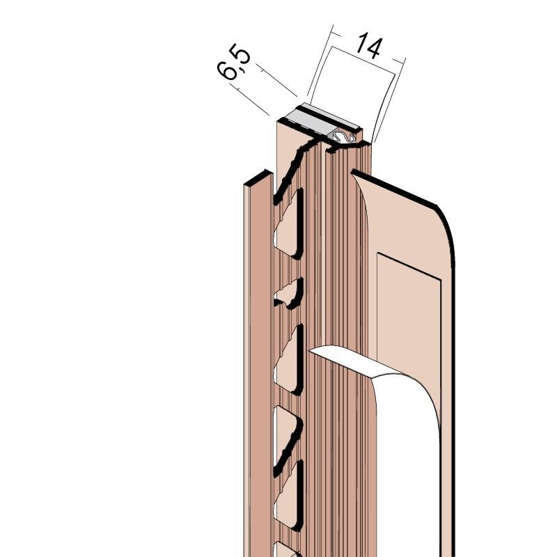 Anputzdichtleiste SF