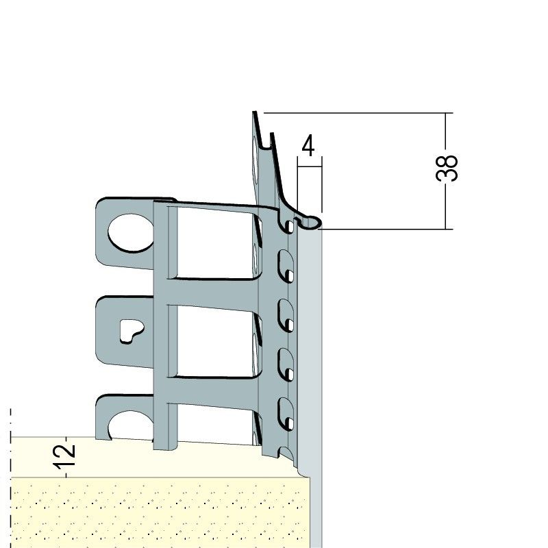 Kantenprofil rund.Kopf