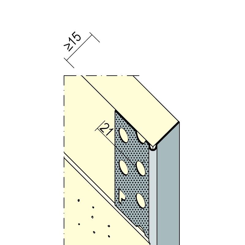 Abschlussprofil Trockenbau