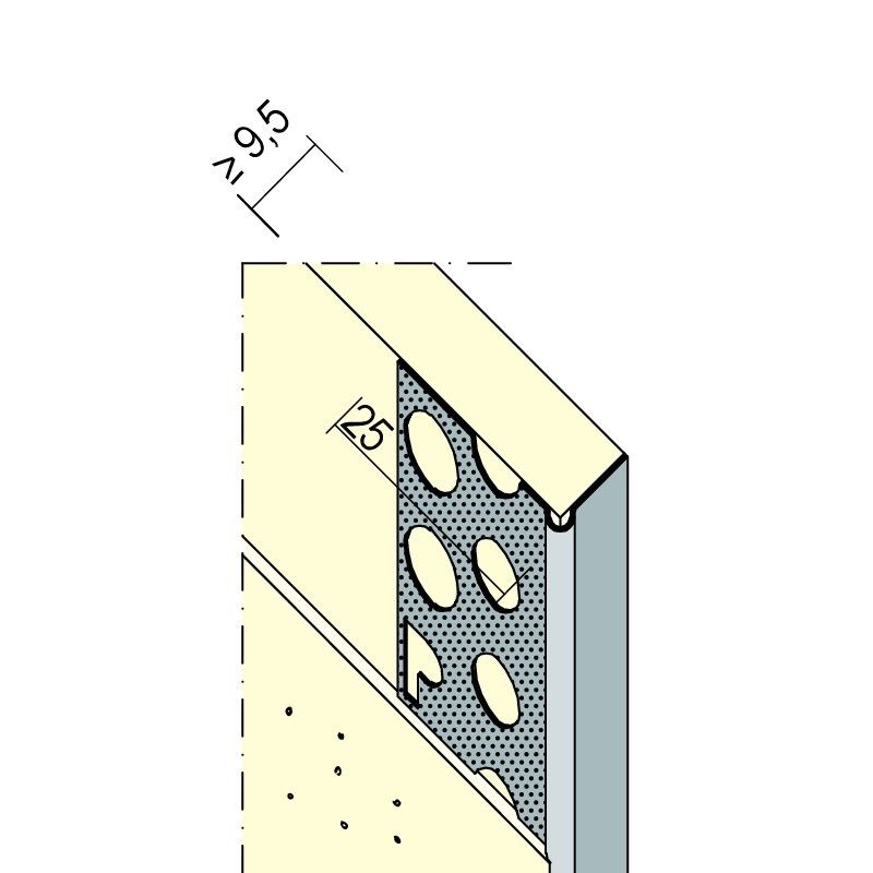 Abschlussprofil Trockenbau