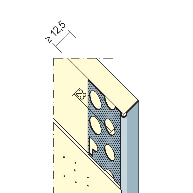 Abschlussprofil Trockenbau