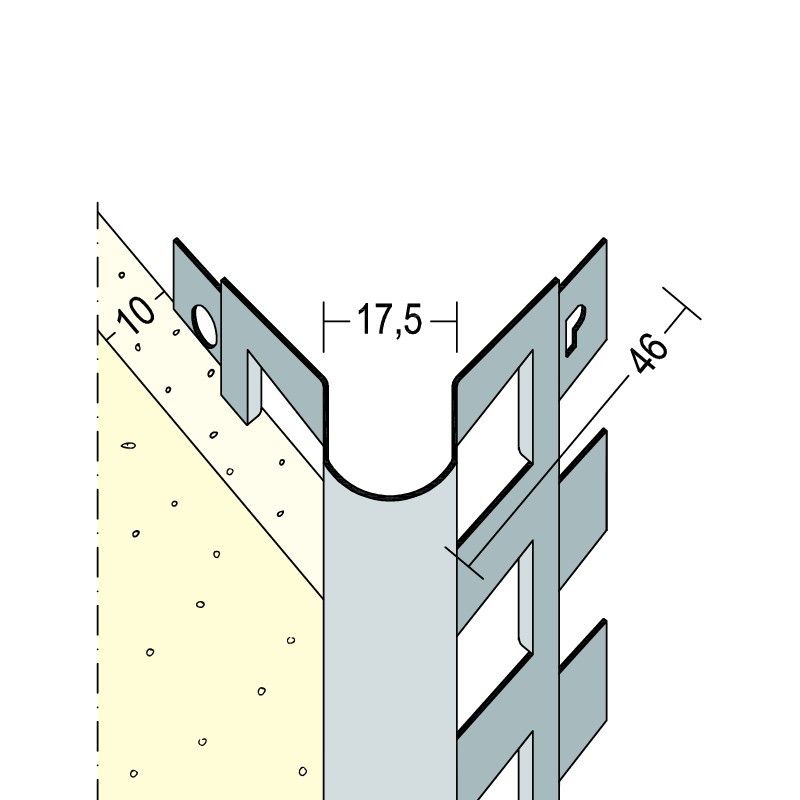 Kantenprofil rund.Kopf