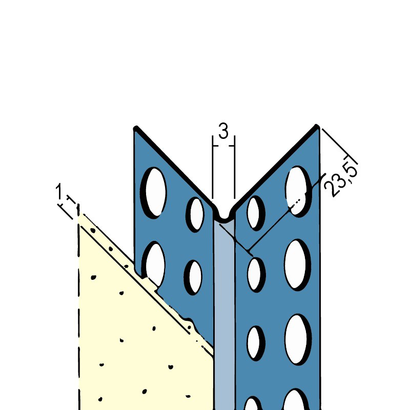 Kantenprofil Trockenbau