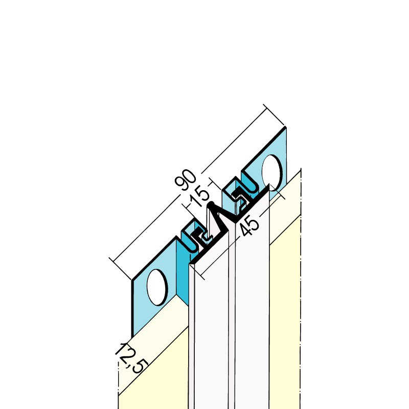 Dehnungsfugenprofil Trockenbau