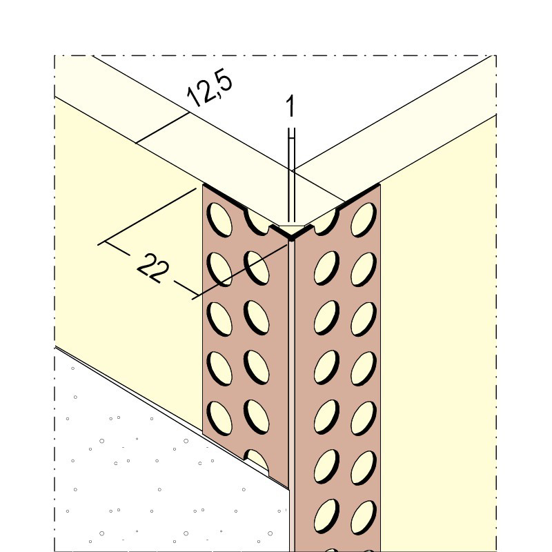 Kantenprofil Trockenbau