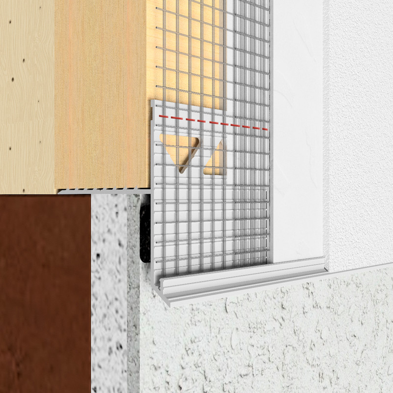 Gleitlagerfugenprofil WDVS