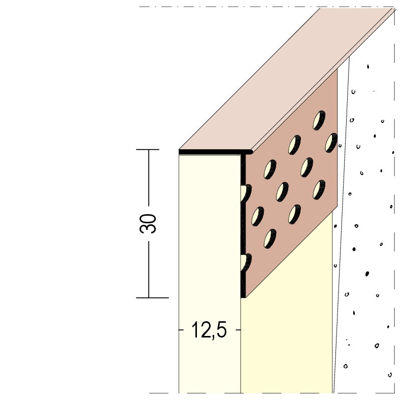 Abschlussprofil Trockenbau
