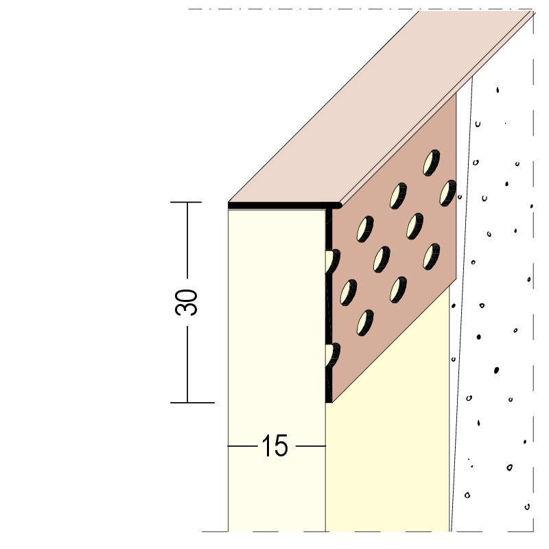 Abschlussprofil Trockenbau