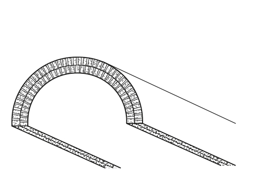 Halbschale Bauplatte