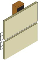 Fugenprofil m. V-Kantung Typ B