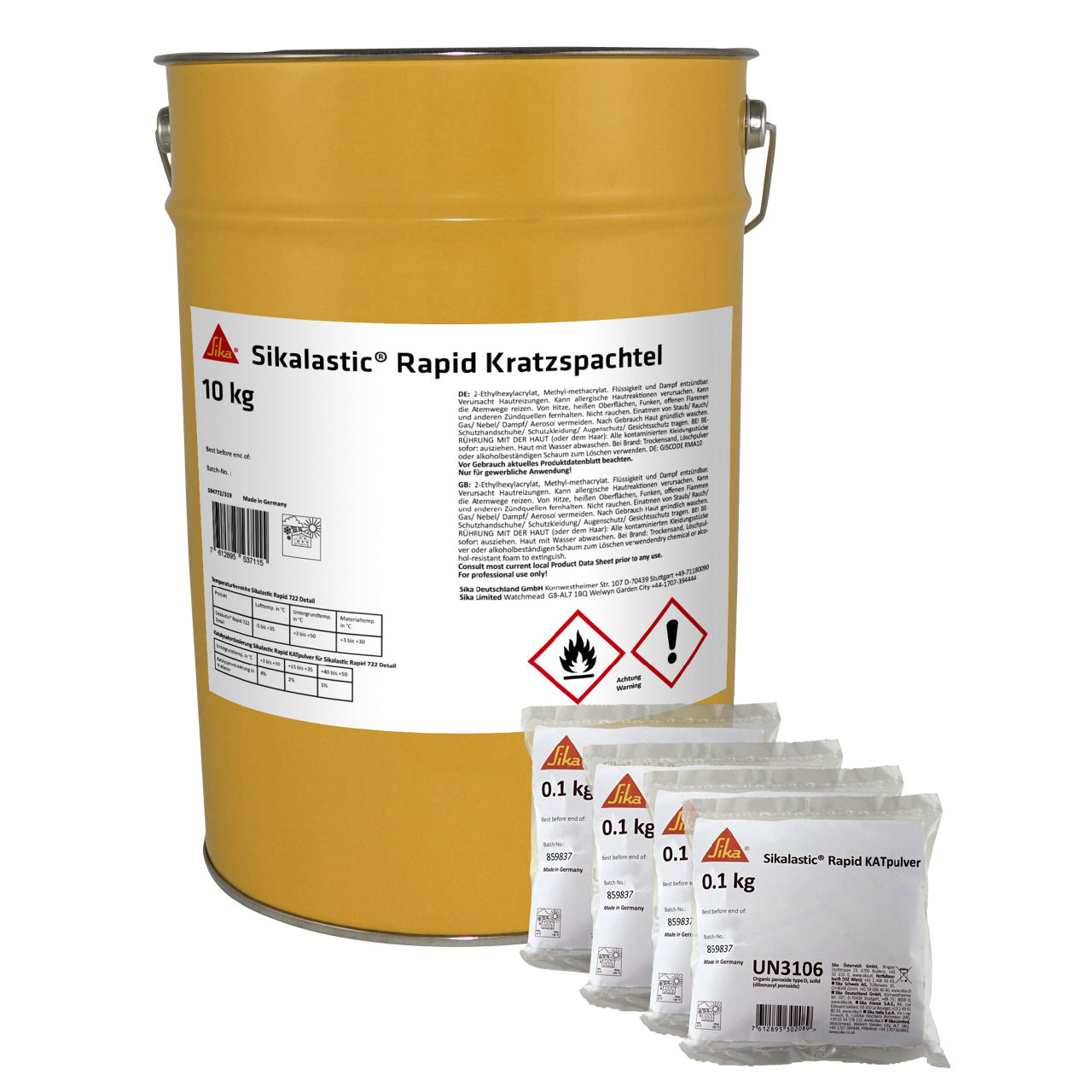 Sikalastic Rapid Kratzspachtel (GSV*)