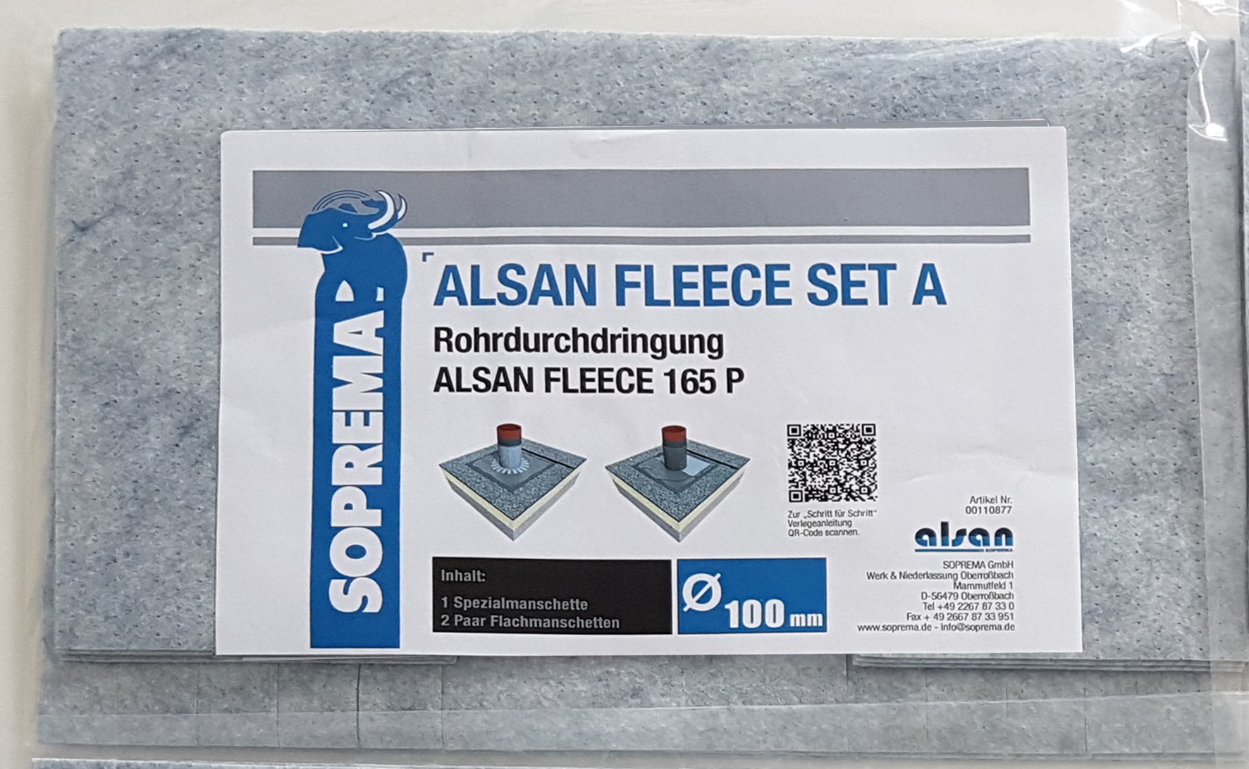 ALSAN FLEECE 165 P Lüfterset A