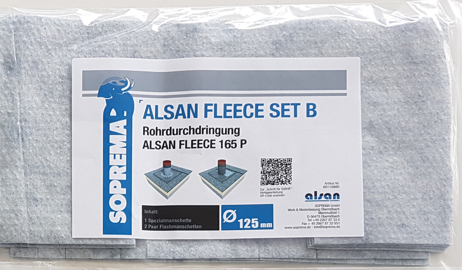 ALSAN FLEECE 165 P Lüfterset B