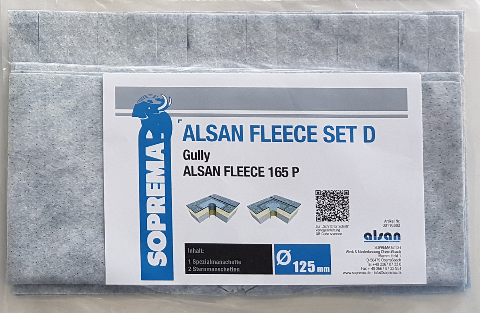 ALSAN FLEECE 165 P Gullyset