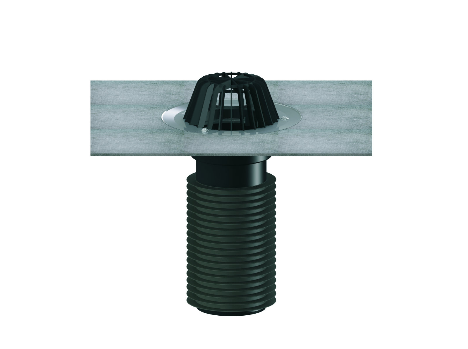 Sanierungs-Dachablauf senkr. Bitumen