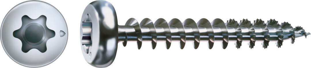 Universal Halbrundkopf