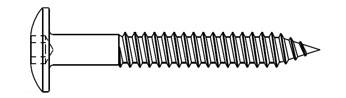 Fassadenschraube K12 A2 T20