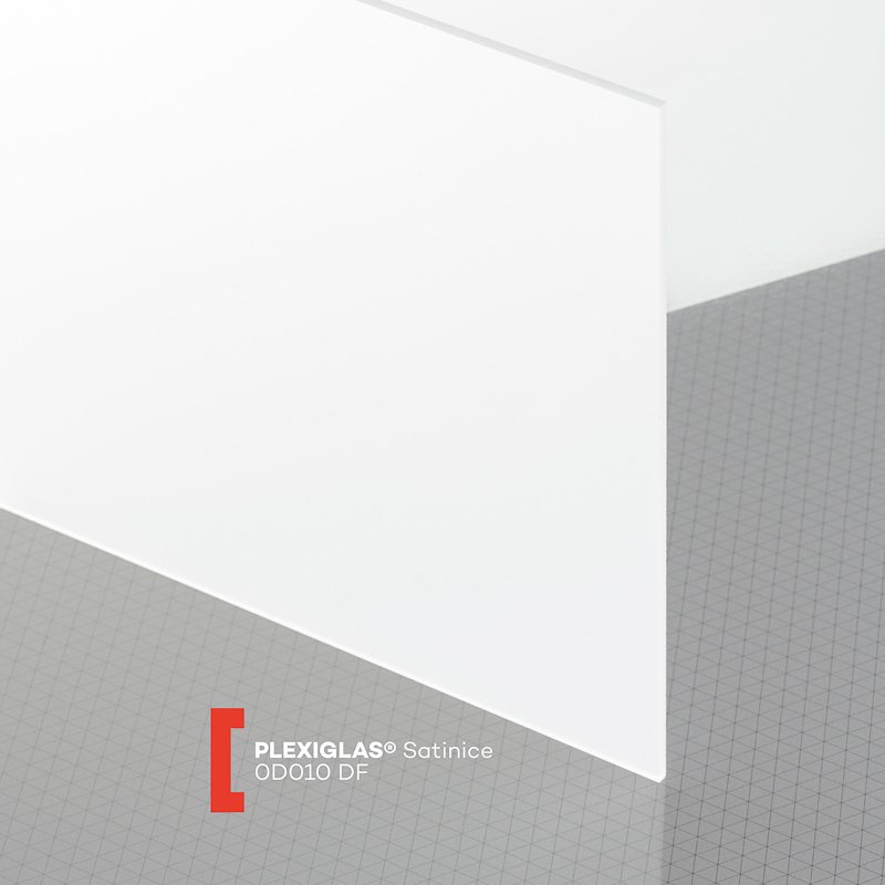 PLEXIGLAS® XT Satinice Massivplatte