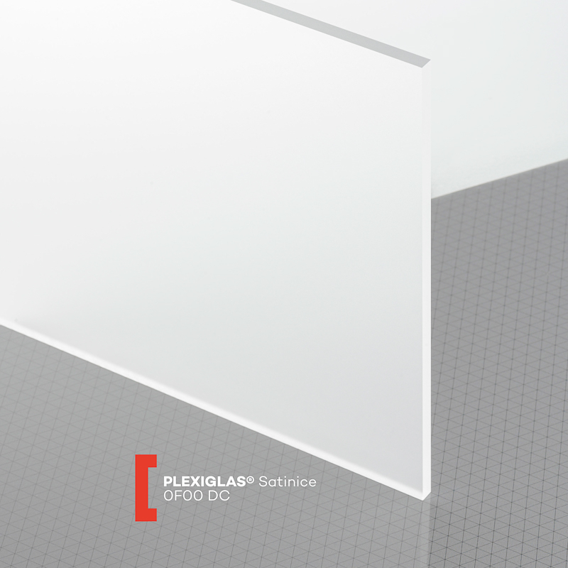PLEXIGLAS® GS Satinice Massivplatte