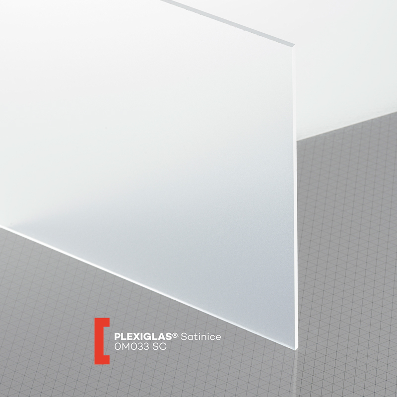 PLEXIGLAS® XT Satinice Massivplatte