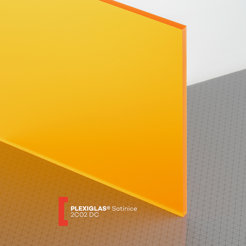 PLEXIGLAS® GS Satinice Massivplatte