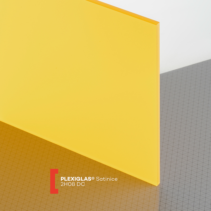 PLEXIGLAS® GS Satinice Massivplatte