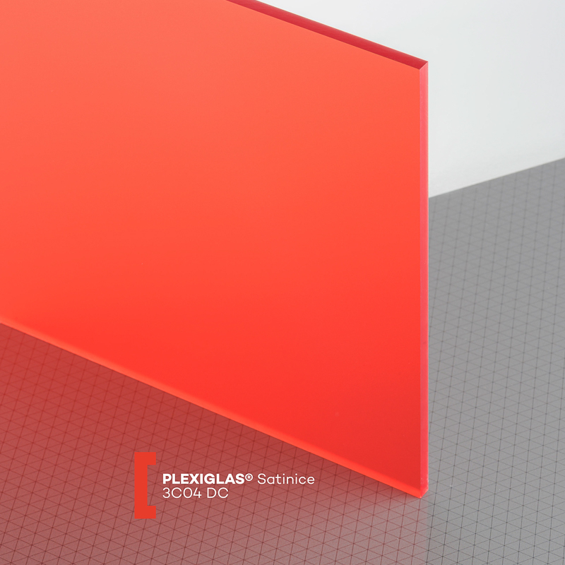 PLEXIGLAS® GS Satinice Massivplatte
