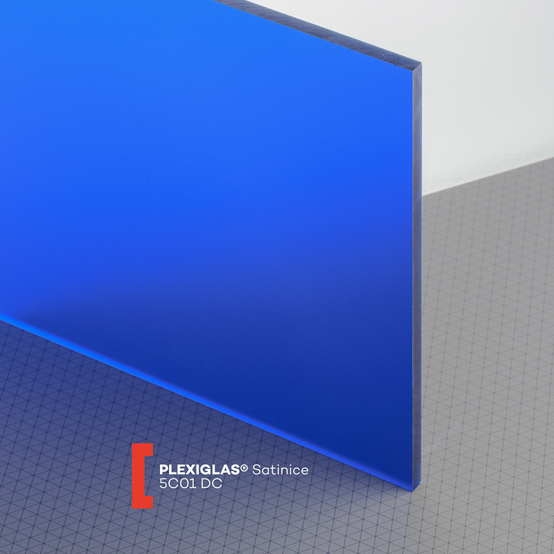 PLEXIGLAS® GS Satinice Massivplatte