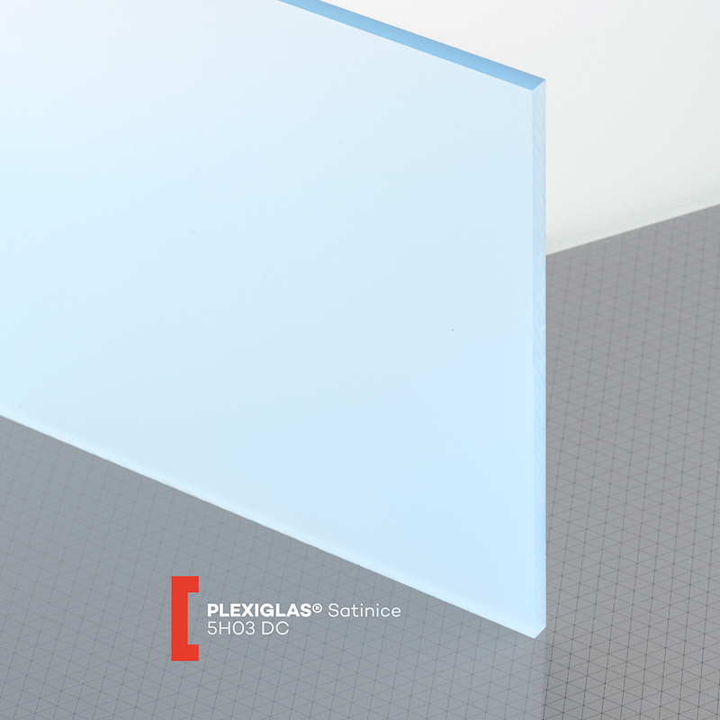 PLEXIGLAS® GS Satinice Massivplatte