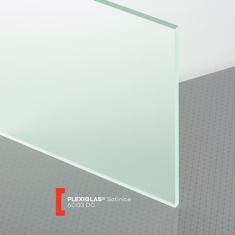 PLEXIGLAS® GS Satinice Massivplatte