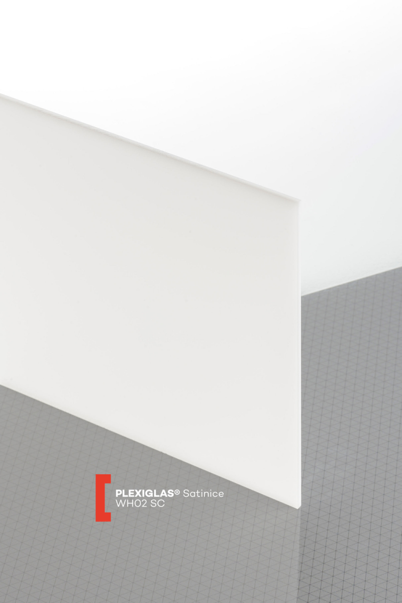 PLEXIGLAS® GS Satinice Massivplatte