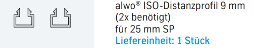 ALWO ISO Distanzprofil