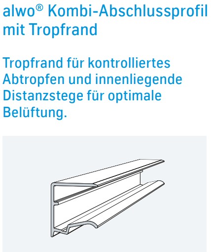 ALWO Kombi-Abschlussprofil