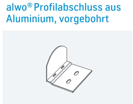 ALWO Profilabschluss-Winkel