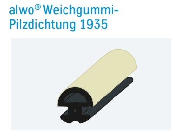ALWO EPDM-Pilzdichtung