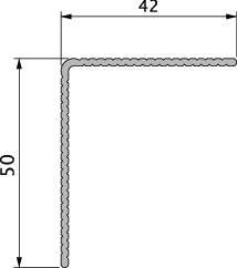 Twinson Alu Rand-/Abschlussprofil 9518