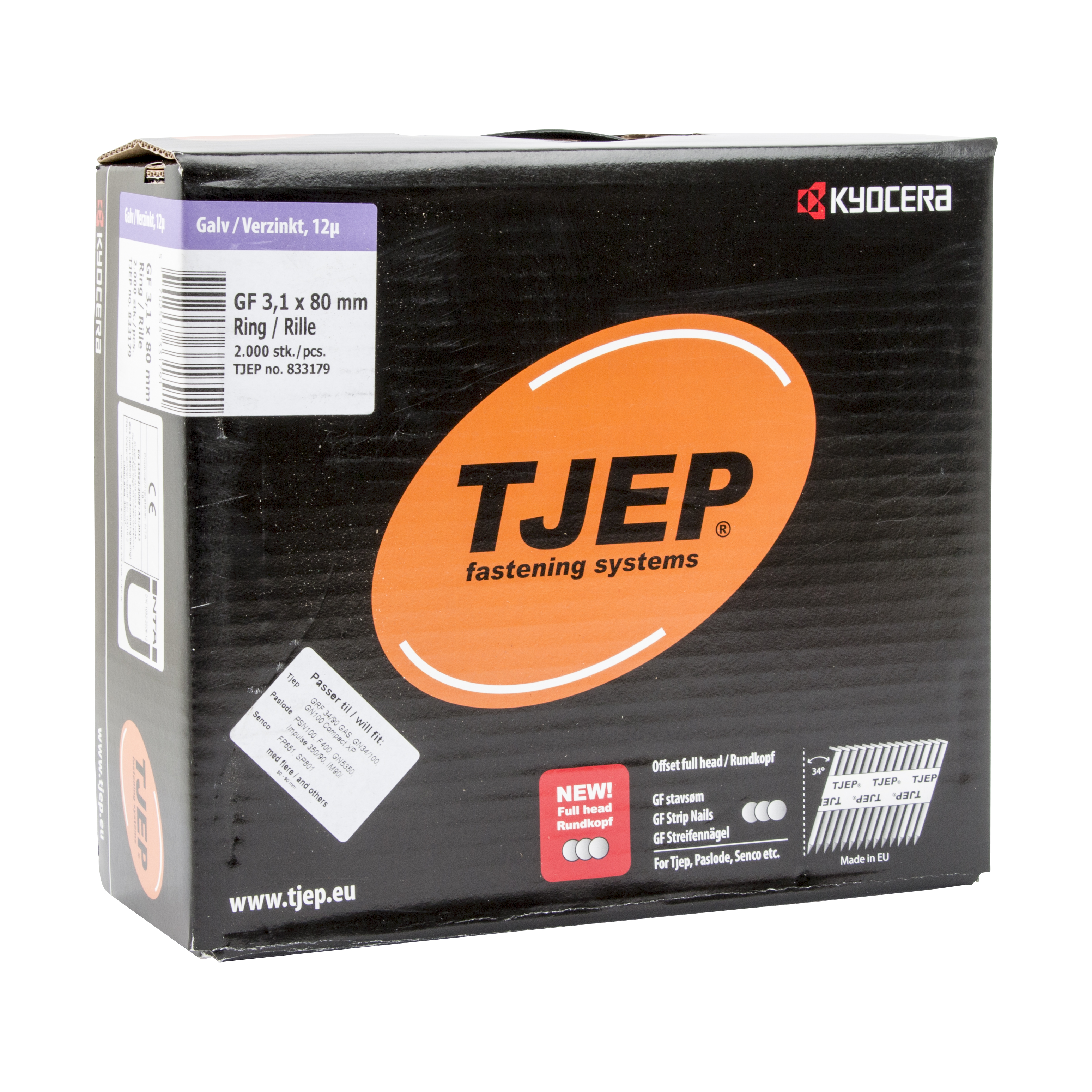 GF 34° Streifennägel