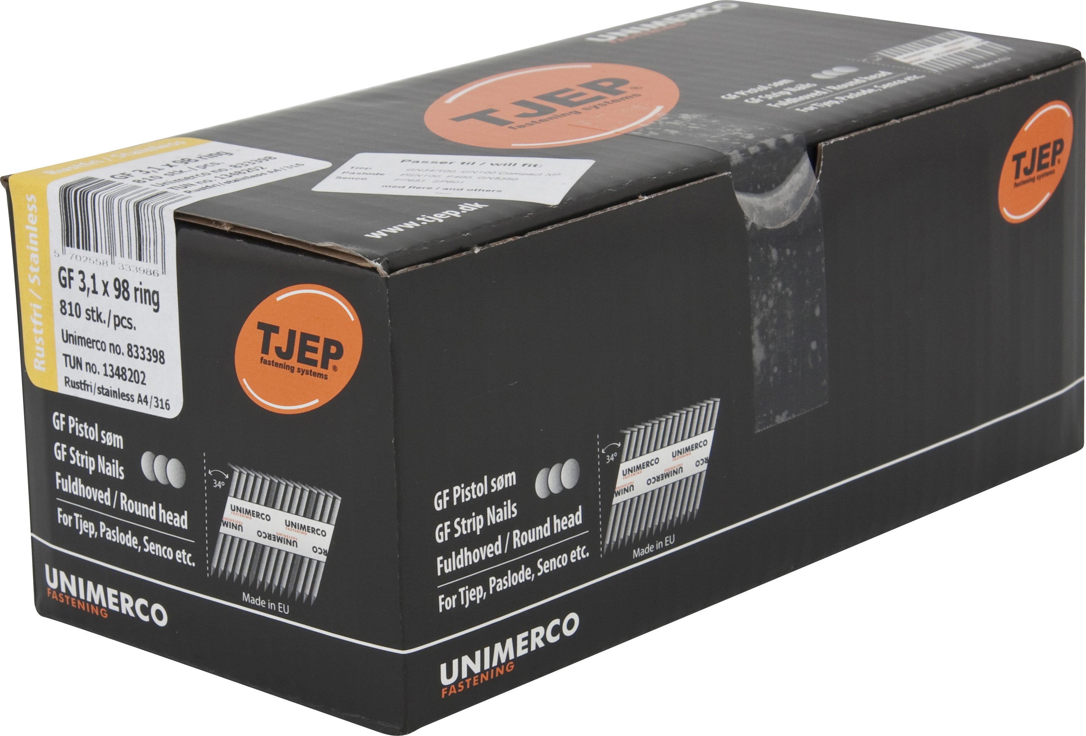 GF 34° Streifennägel