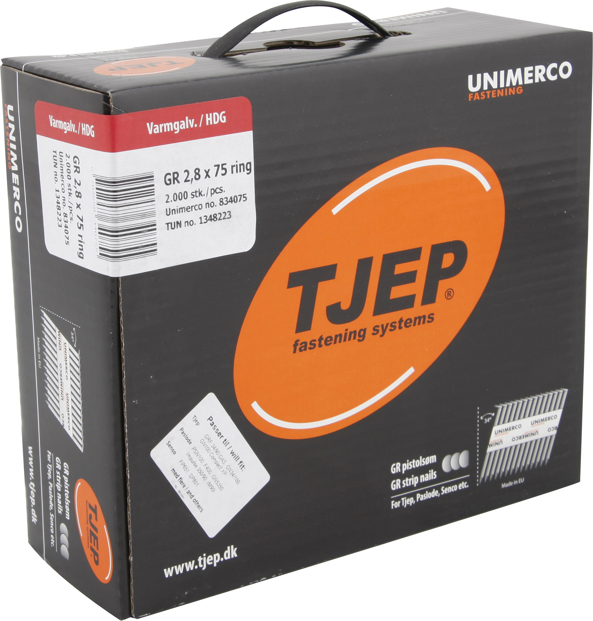 GR 34° Streifennägel