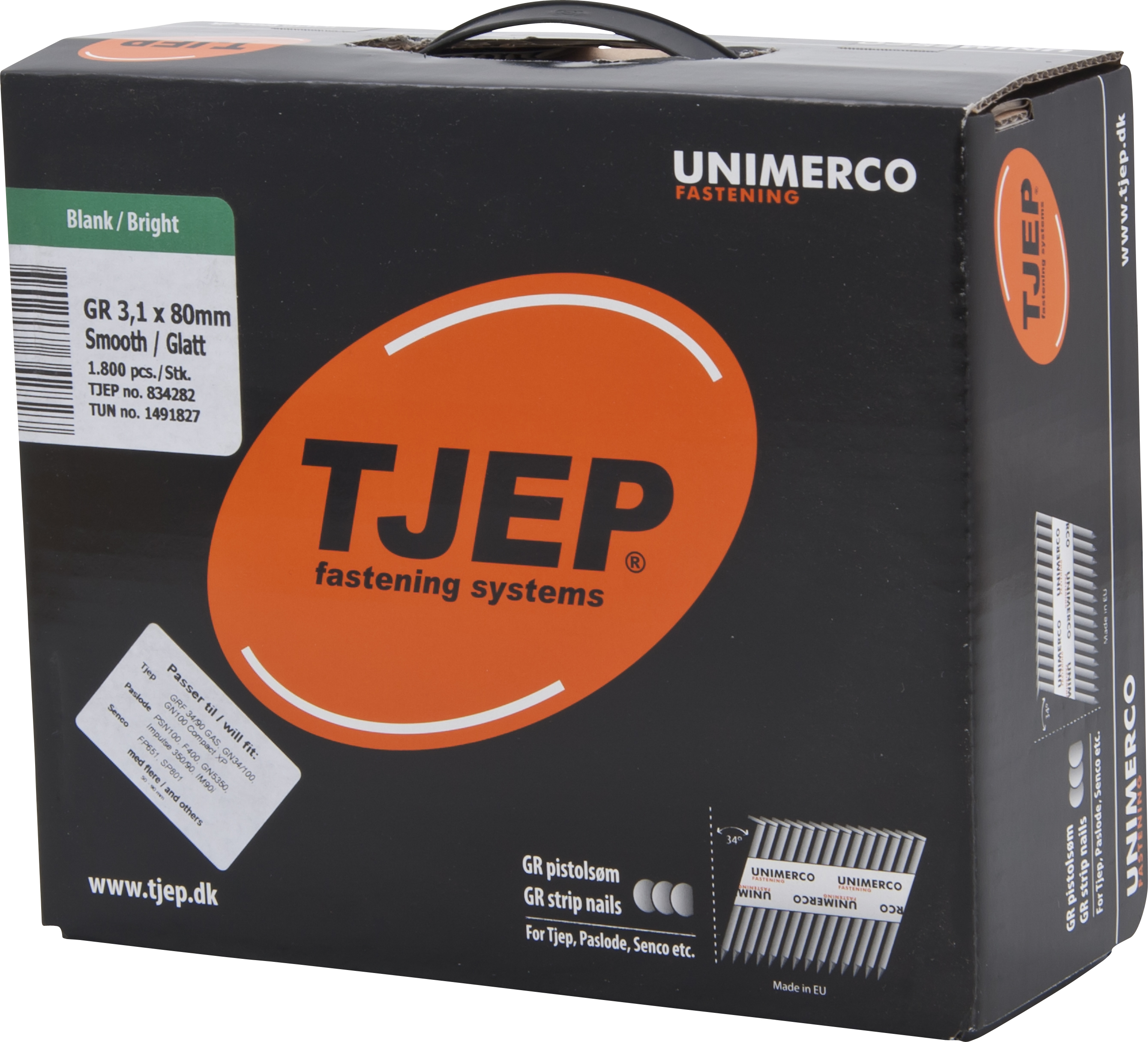 GR 34° Streifennägel