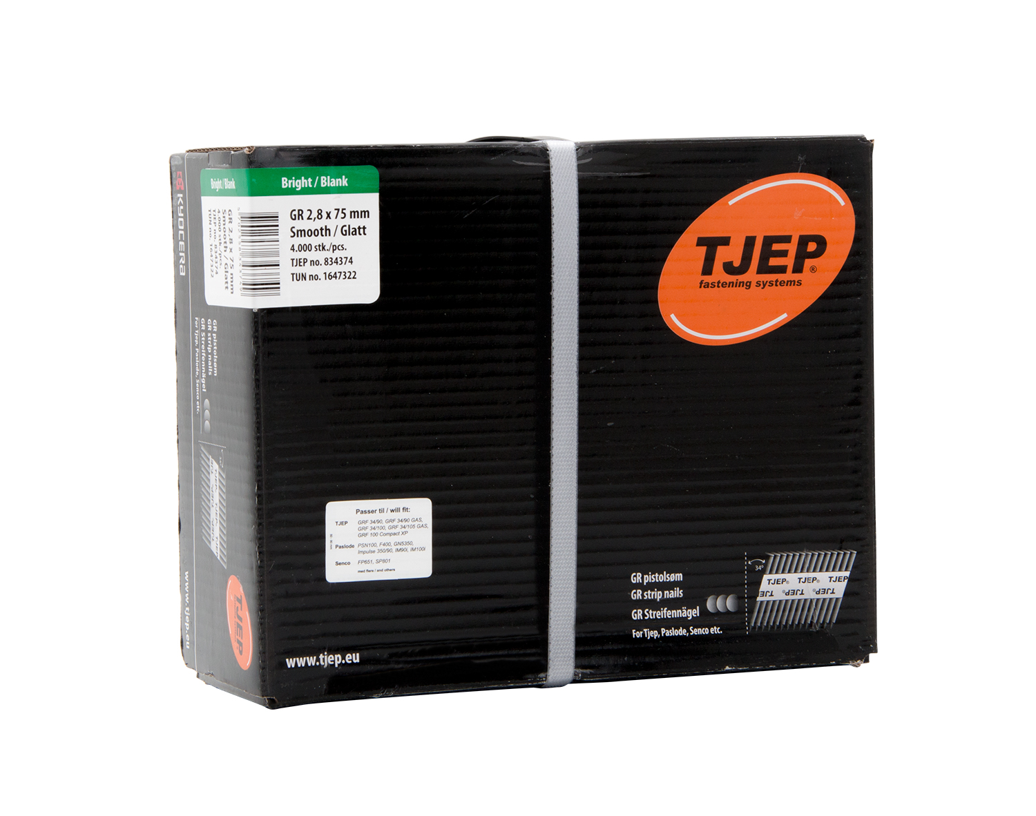 GR 34° Streifennägel