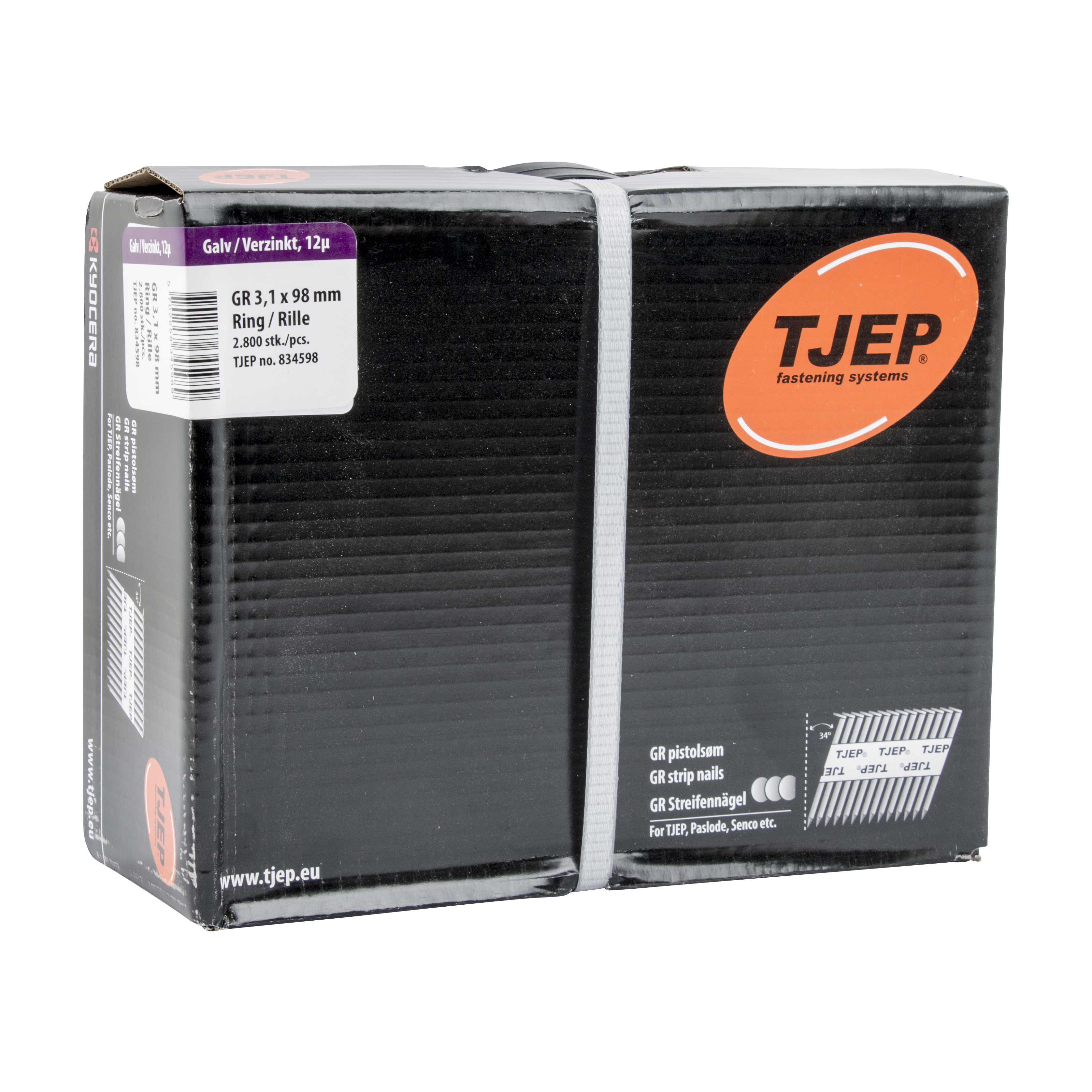 GR 34° Streifennägel