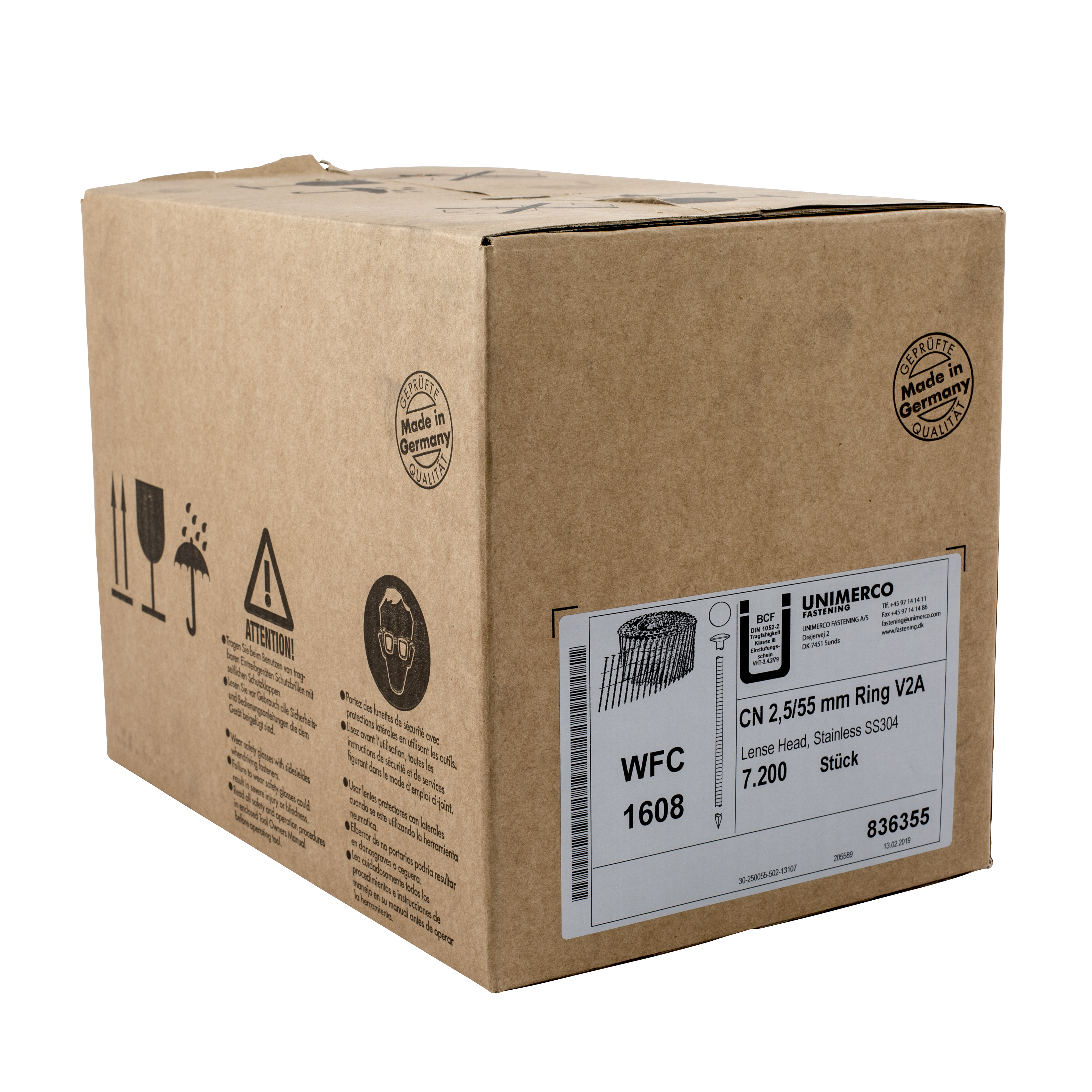 CN Rillennägel 15°