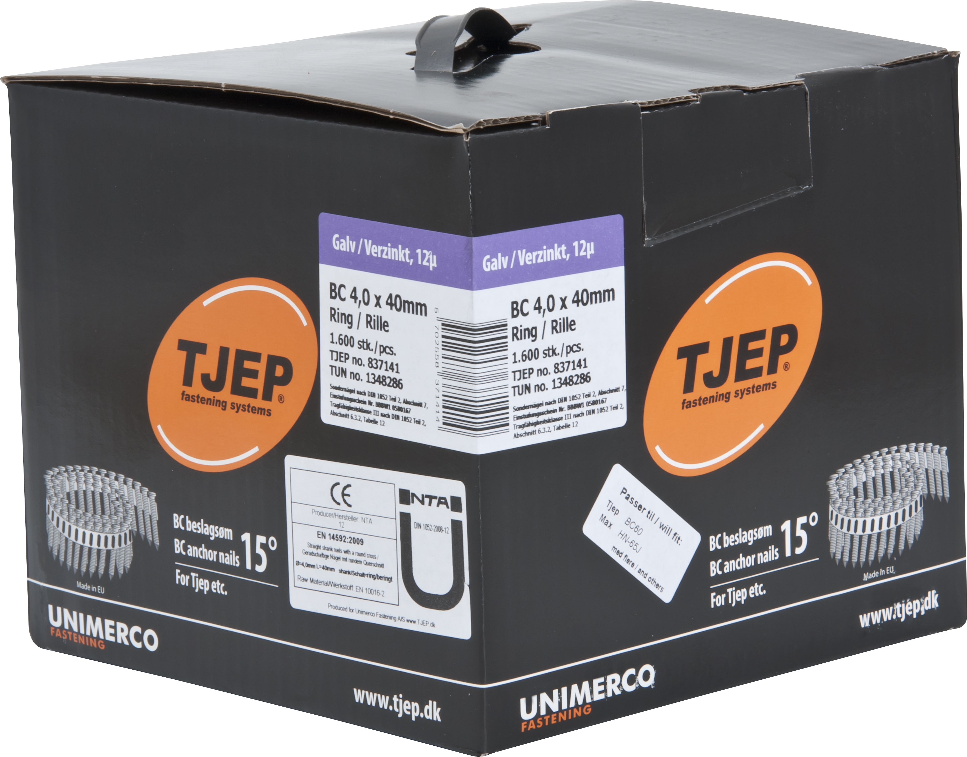 BC Ankernägel, 15°