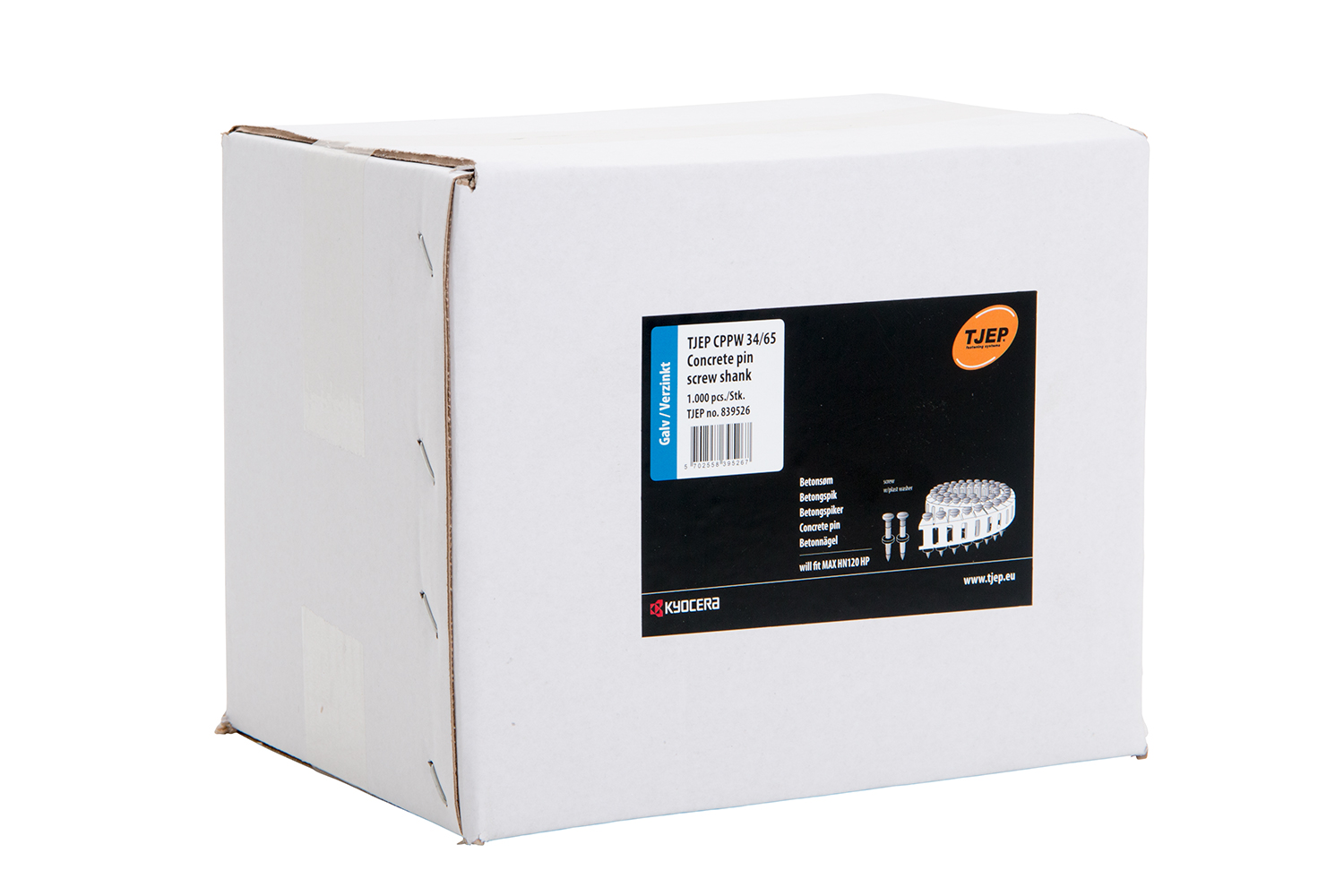 CPPW Stahl-/Beton-Drillnägel, 0°