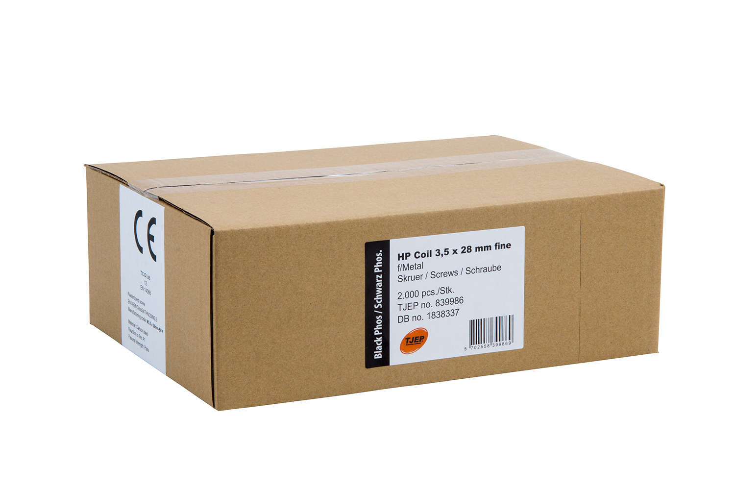 HP Schraube, 0° Feingewinde