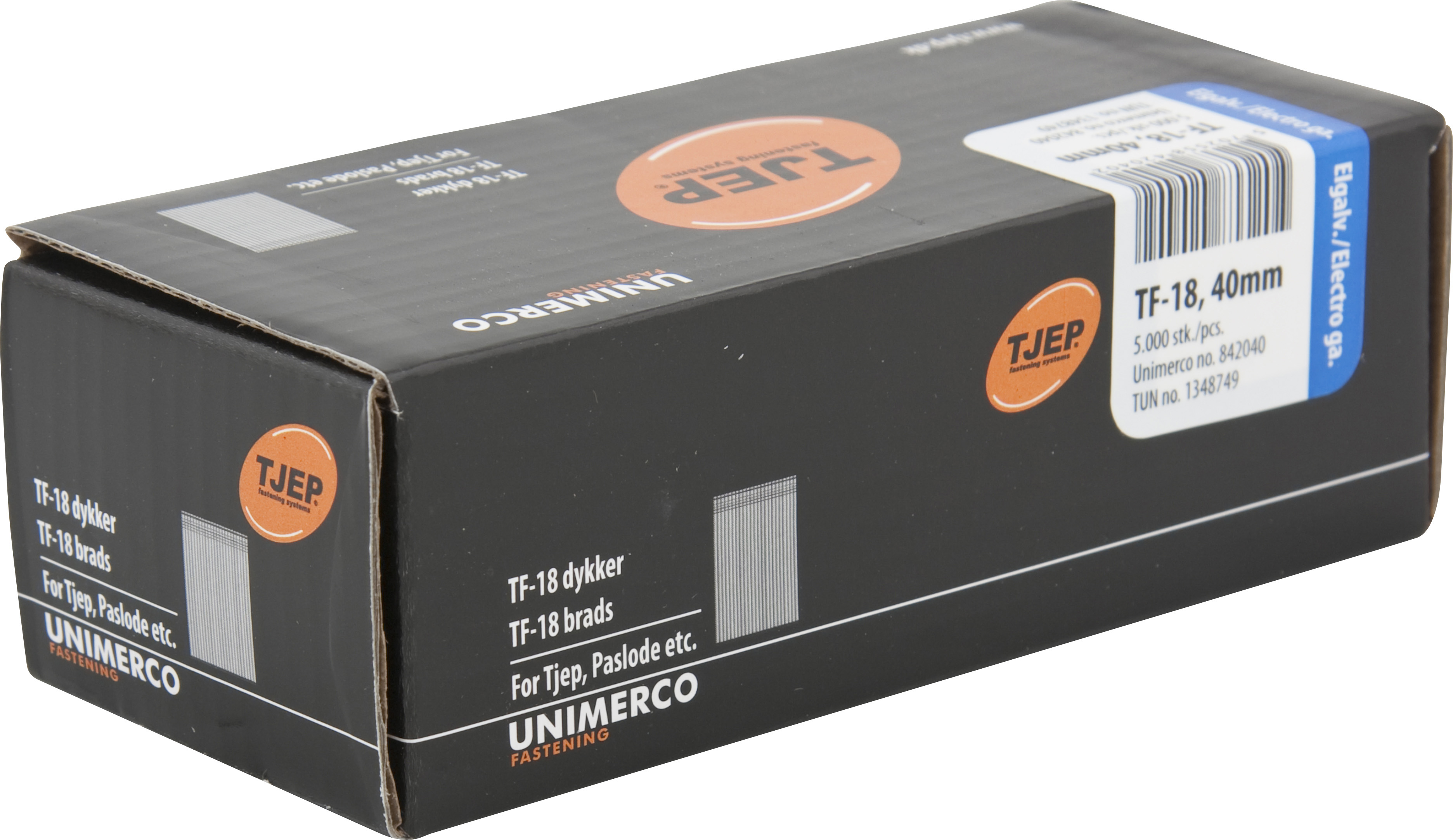 TF-18 Stiftnägel 0°