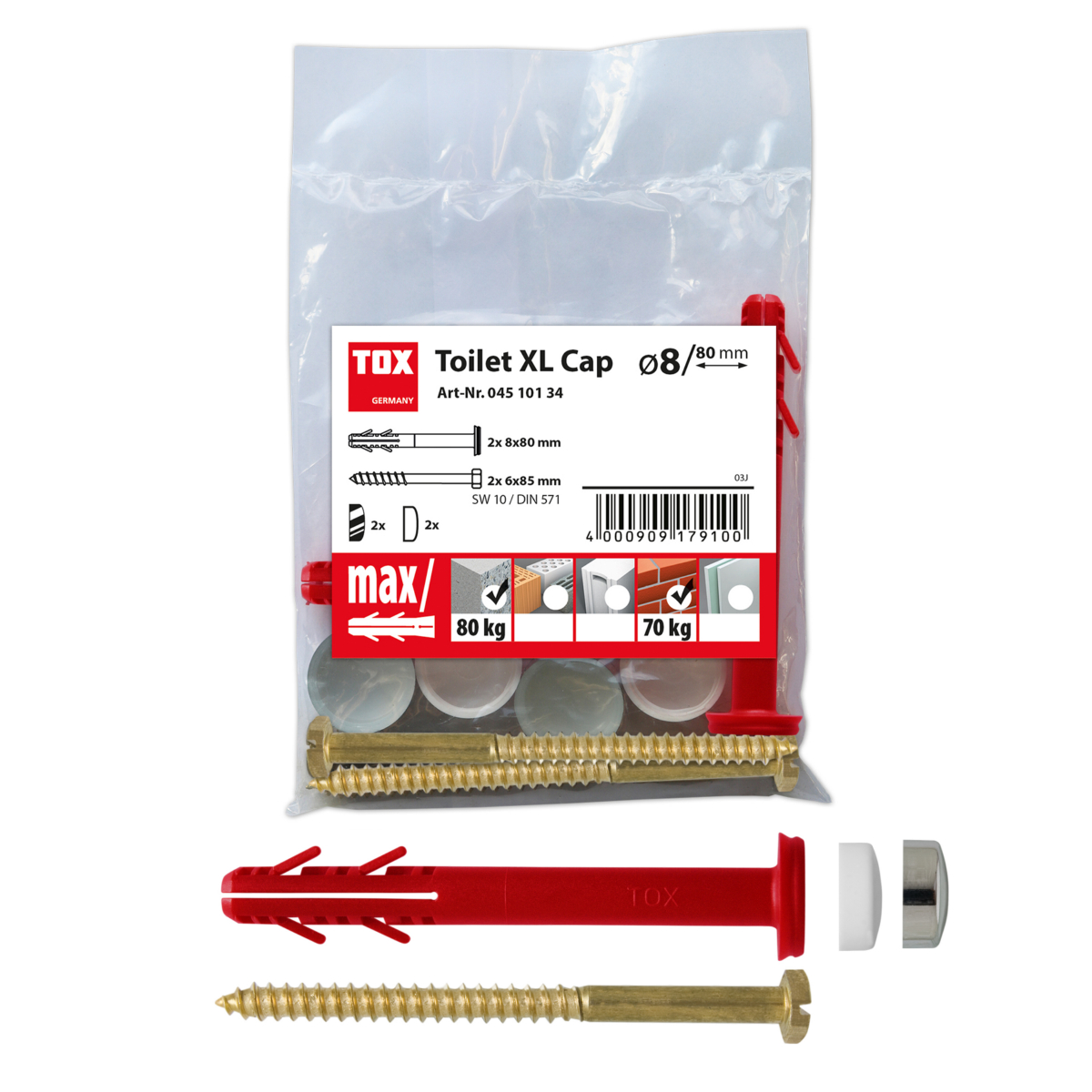 Stand-WC-Befestigung