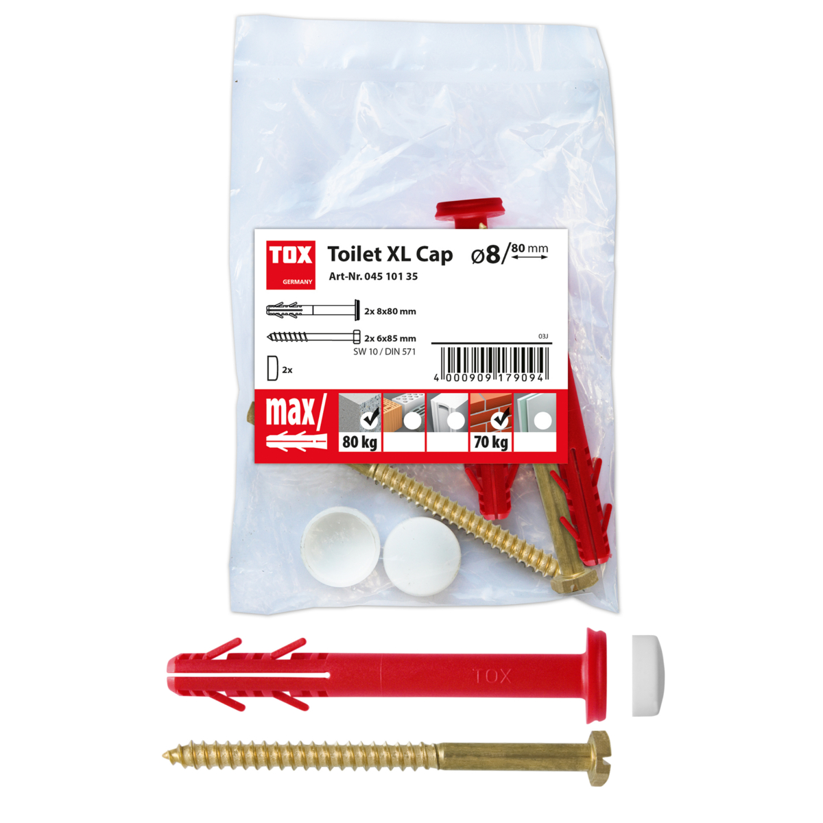 Stand-WC-Befestigung